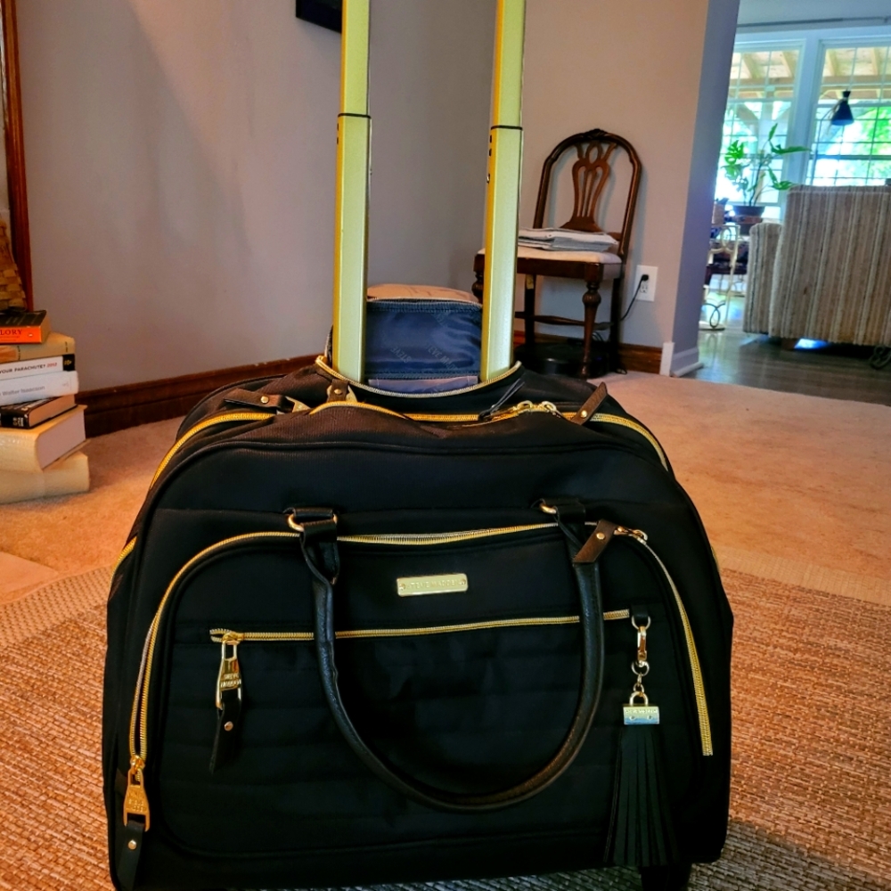 Steve Madden spinner carry on bag